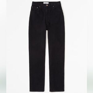Abercrombie & Fitch Curve Love Ultra High Rise 90s Straight Jean